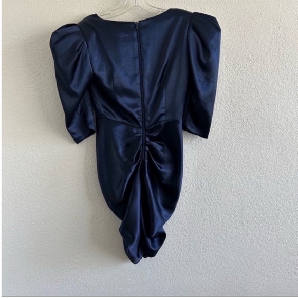 Bronx and Banco Jana Puff Sleeve Heart Mini Dress NWT - Picture 5 of 9